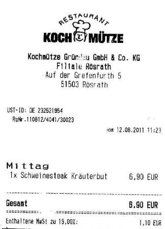 jent Hffner Kochmtze Restaurant